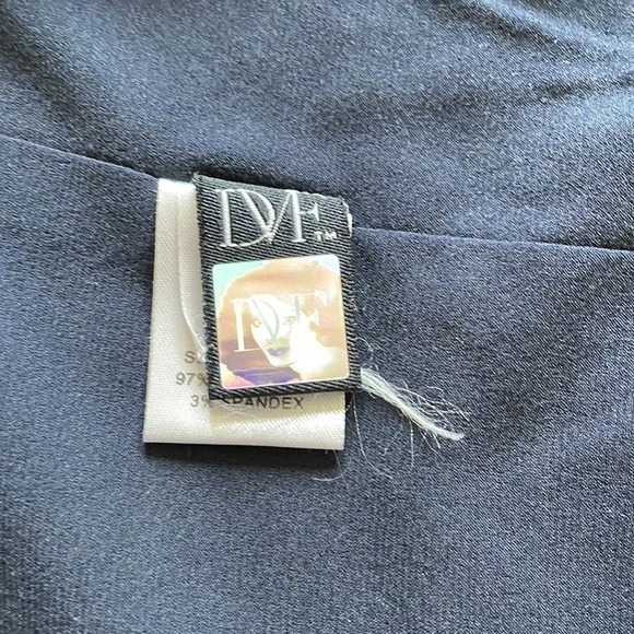 diane Von Furstenberg Long Wool Blend Double Ante Blazer Size 2 - Picture 6 of 12